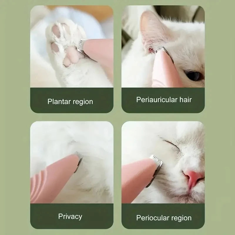 1 non battery pet shaver electric clipper suitable for cats and dogs.