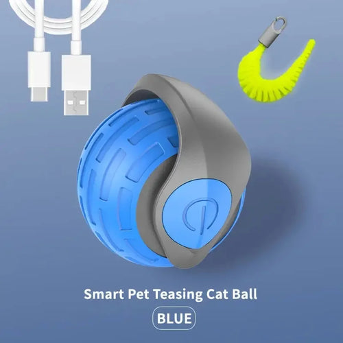 Smart Cat Toys Balls Automatic Interactive Pet Electric Rolling Teaser