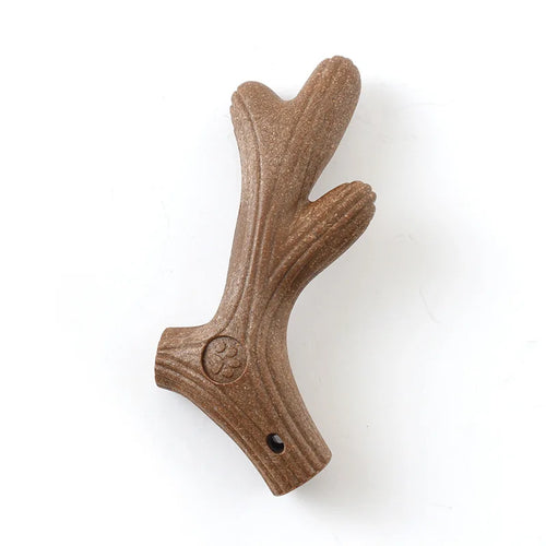 New Pet Teeth Grinding Toy Dog Interactive Bone Training Toy Bamboo