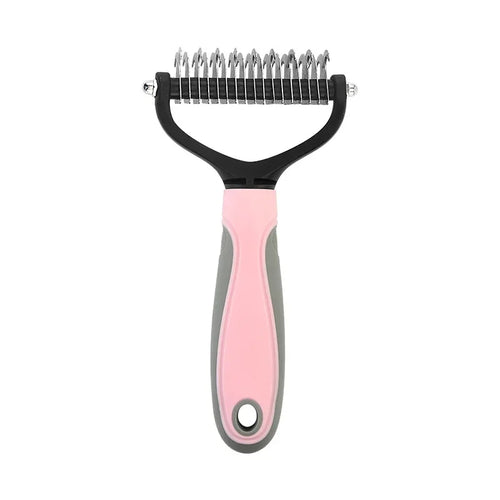 Cat Hair Removal Comb Dog Hair Removal Brush Stainless Steel Double