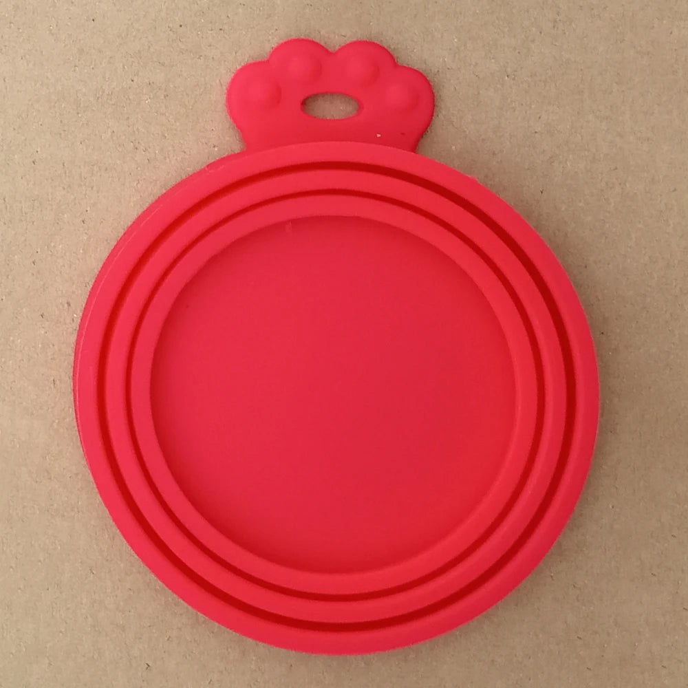 2-5PCS 3In1 Reusable Silicone Can Lid For Most Sizes Of Dog And Cat