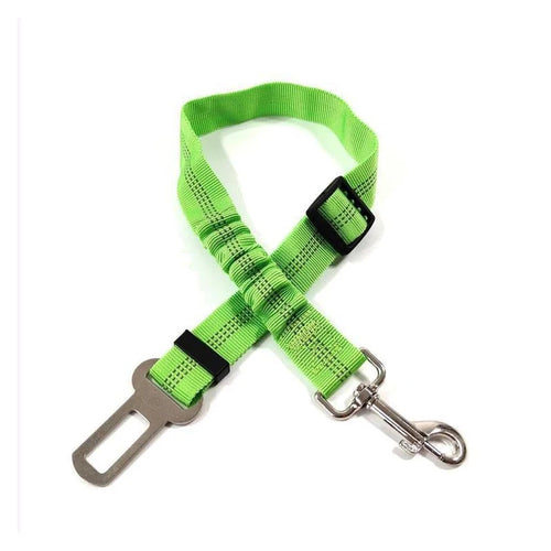 Pet Dog Seat Belt Adjustable Harnesses Lead Restraint Nylon Elastic