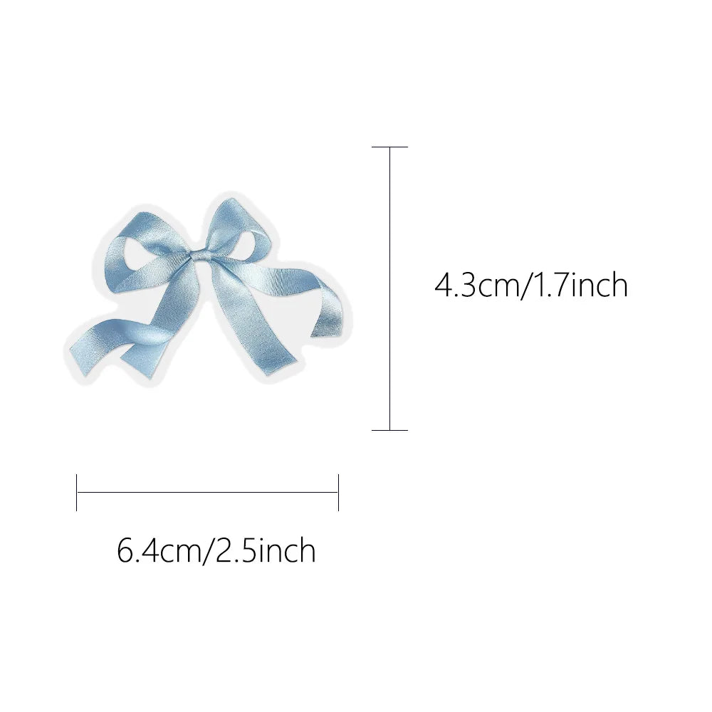 50Pcs Bow Transparent Sticker Pack Cartoon Cute Waterproof PET