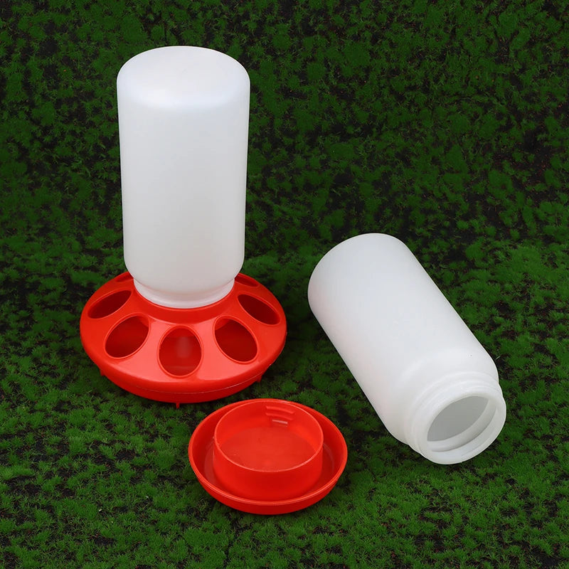 Poultry Thickened Feeder And Drinker Water Food Dispenser Automatic
