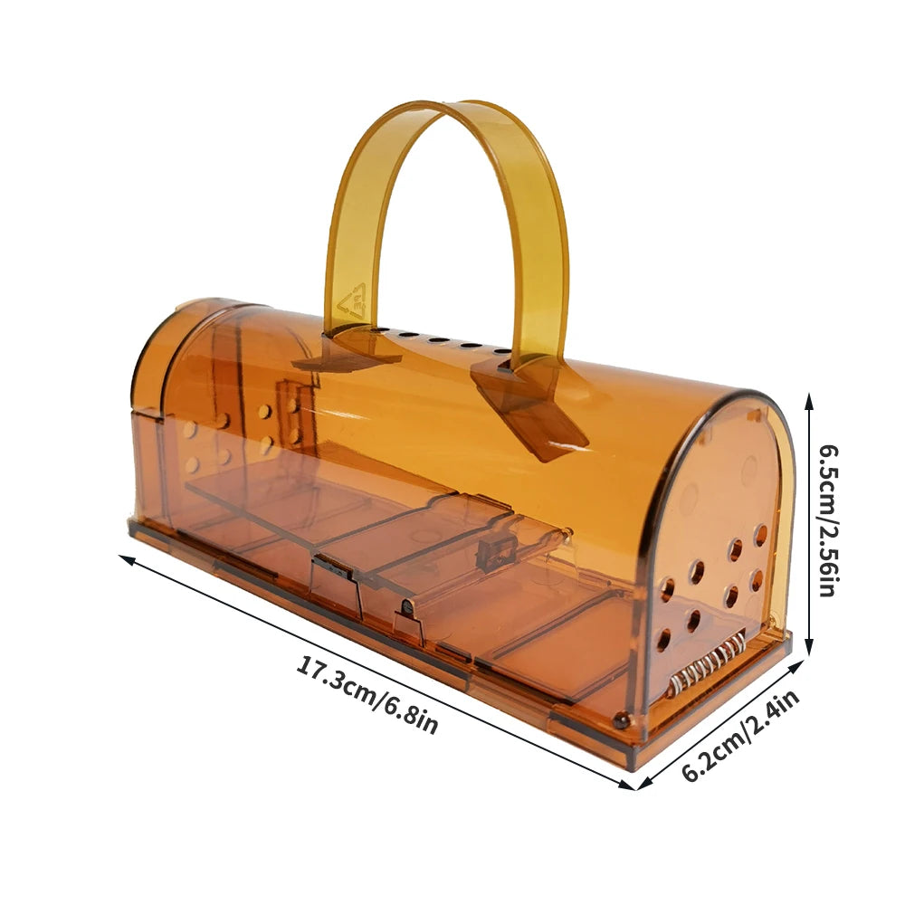 Home Garden Plastic Mousetrap, Mouse Cage, Reusable Mouse Rodent