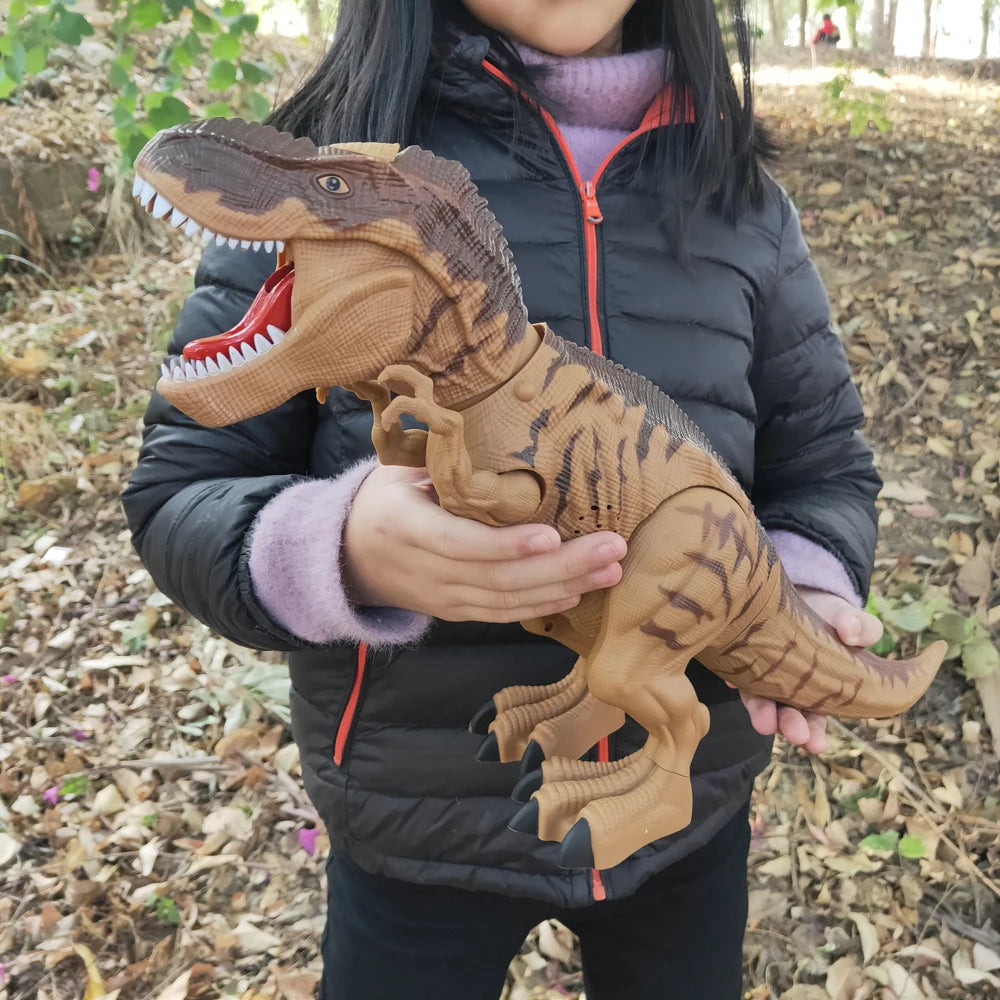 Electric Toy Large Size Walking Spray Lay Eggs Dinosaur Robot  for