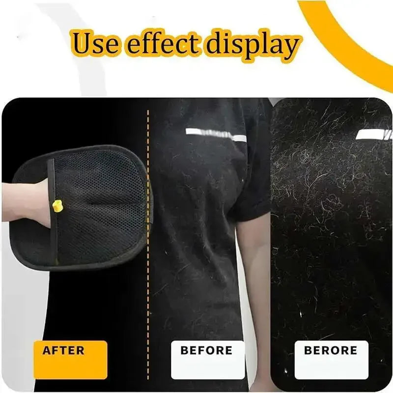 4pcs Pet Hair Cleaning Removal Gloves Pet Double-sided Grooming Glove