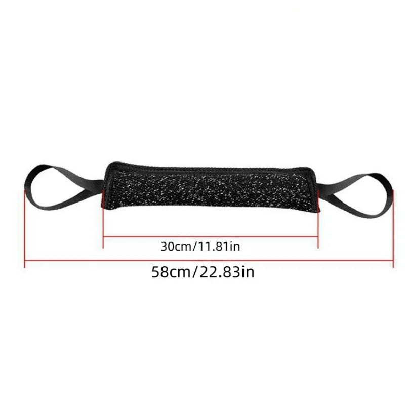 Dog Training Bite Stick Double Handle Interactive Toy Teeth Grinding
