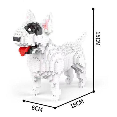 KNEW BUILT Dog Model Mini Building Block Toys Set for Kid Boy Girls