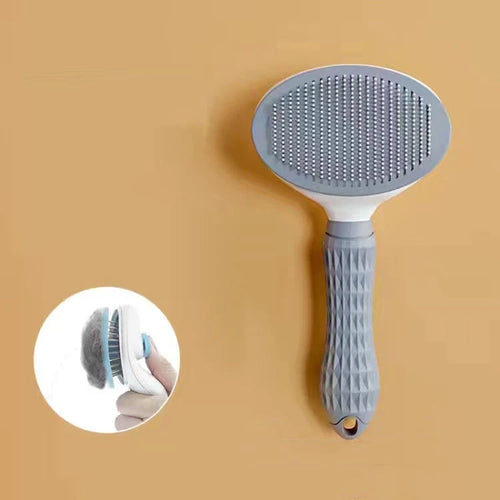 Pet Dog Hair Brush Cat Comb Grooming And Care Cat Brush Stainless