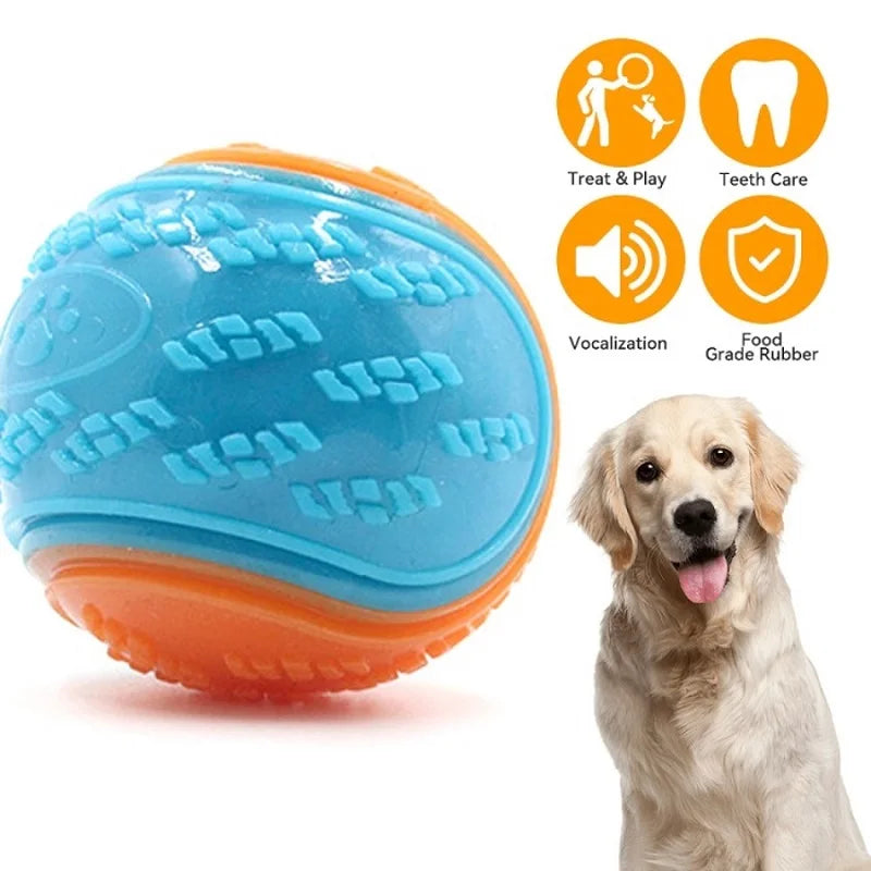 6Pcs Squeaky Balls Toys Dogs Interactive Toys TPR Dog Chew Toy for Dog