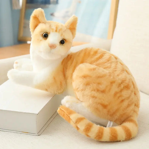Stuffed Siame Cats Plush Toy 20/25cm Simulation American Shorthair