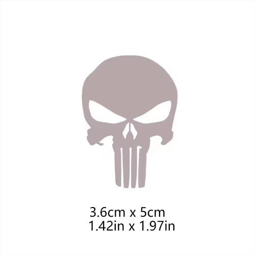 Skull Head Motorcycle Glow Stickers Waterproof Moto Helmet Decoration