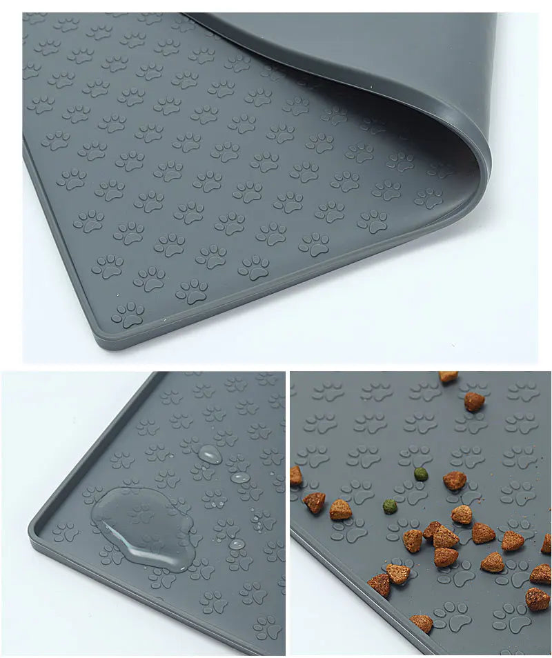 Silicone material dog drinking water and eating mat cat mat pet mat