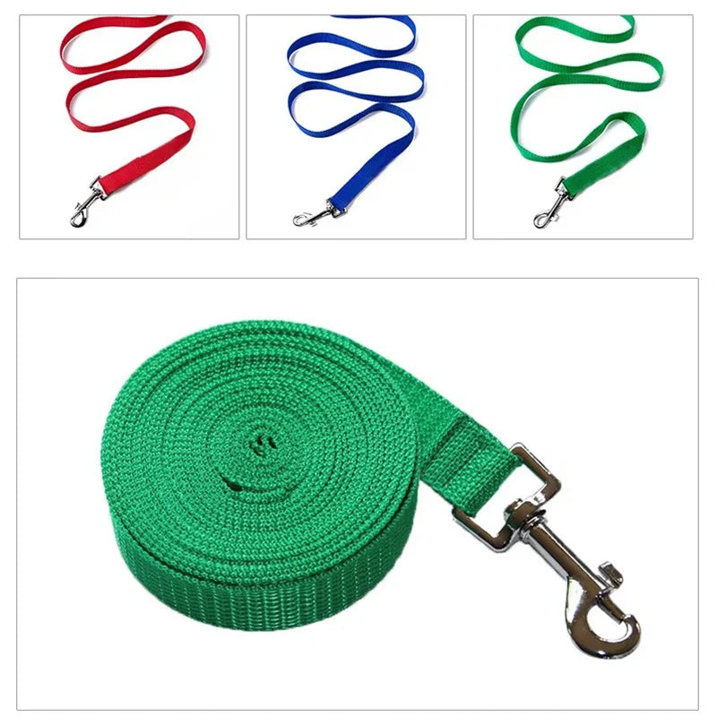 Extra Long Multicolor Nylon Pet Training Leash for Dogs Durable