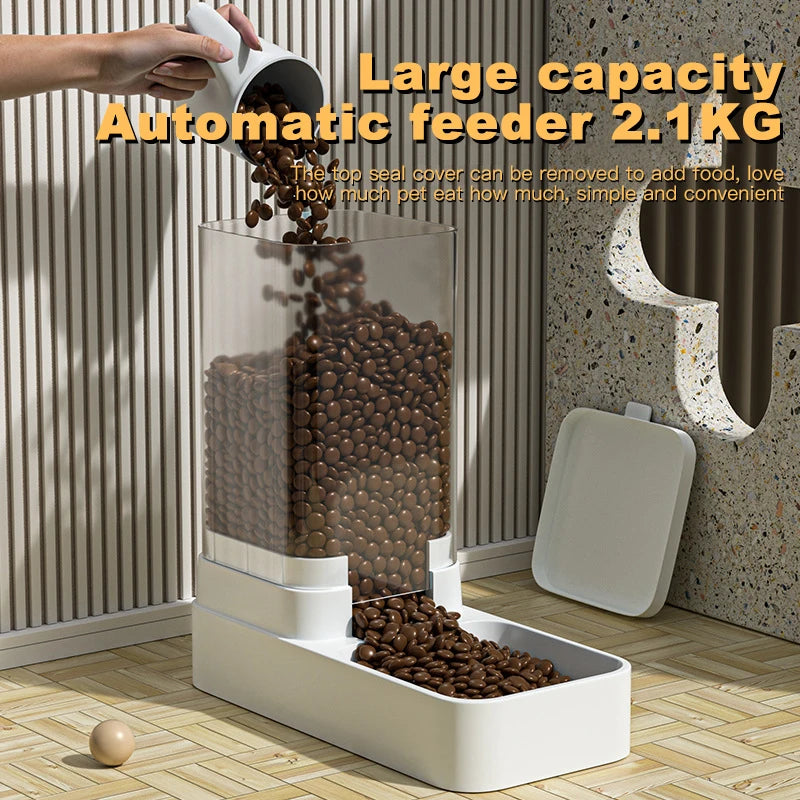 Large capacity optional Automatic Cat Feeder & Water Dispenser with