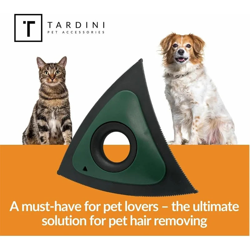 Mini pet hair remover for car seats, sofas and couches, hair washing