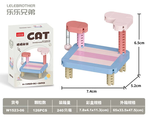 Hot Selling Particle Assembly Building Blocks Pet Cat Dog Assembly