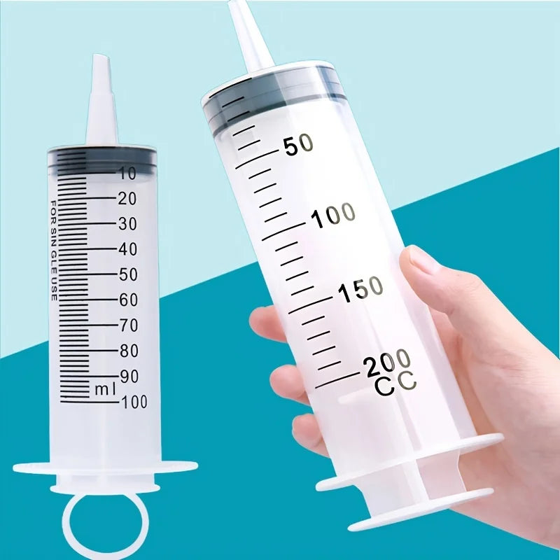 20-500ml Syringe Feeding Tools For Pets Large Capacity Plastic Syringe