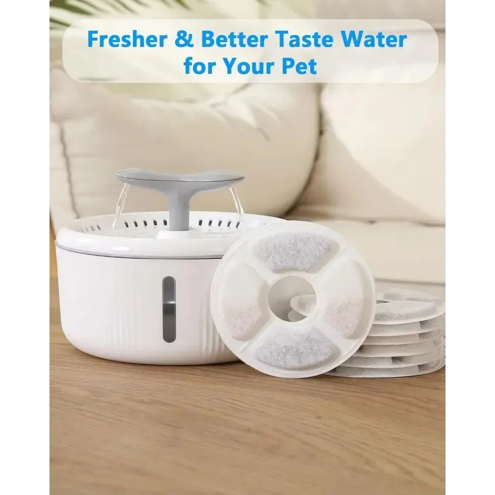 6/12pcs Replacement Activated Carbon Filter for Cat Water Drinking