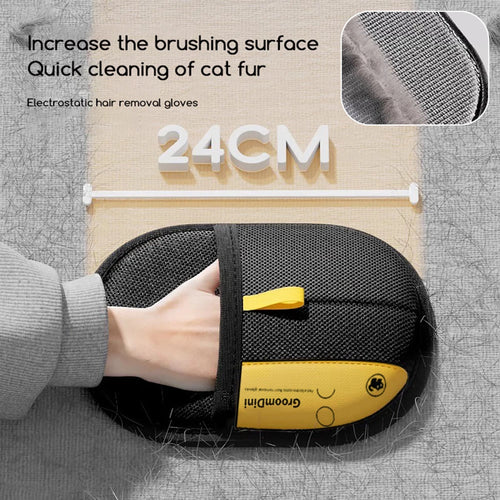 1/2/3pcs Pet Grooming Gloves Fur Catchers Hair Remover Glove Pet