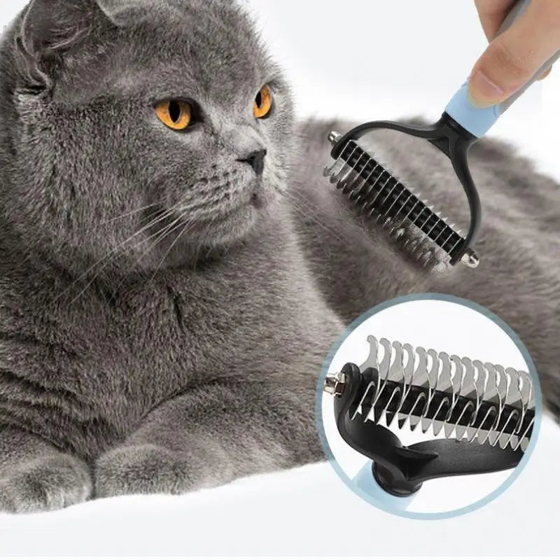 New Professional Pet Cat Hair Removal Comb Brush Dog Grooming Shedding