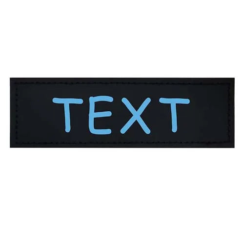 2 PCS Personalized Dog Name Labels Colorful Pattern Pet Harness Custom
