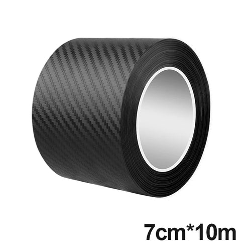 SEAMETAL 3D Carbon Fiber Car Protective Film Door Threshold Protector
