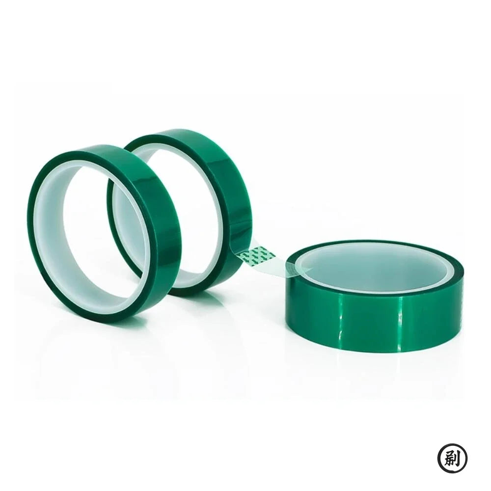 Green Polyester Hi-Temp Masking Tape PET Tape With Silicone Adhesive,