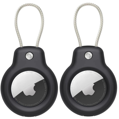 For Apple Airtag Case Hard Plastics Holder Anti-Loss Keychain With