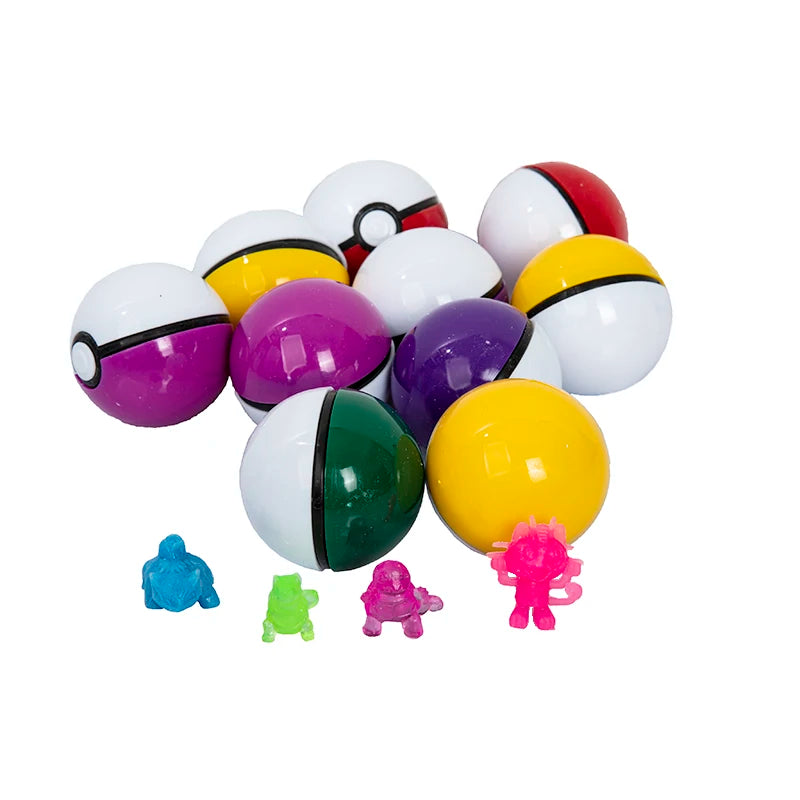 New 24Pcs /Set 5CM Pokemon PokeBall Model Anime Figure Pikachu Pocket