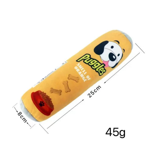 Plush Dog Toys Beer Bottle Shaped for Small & Large Dogs Bite