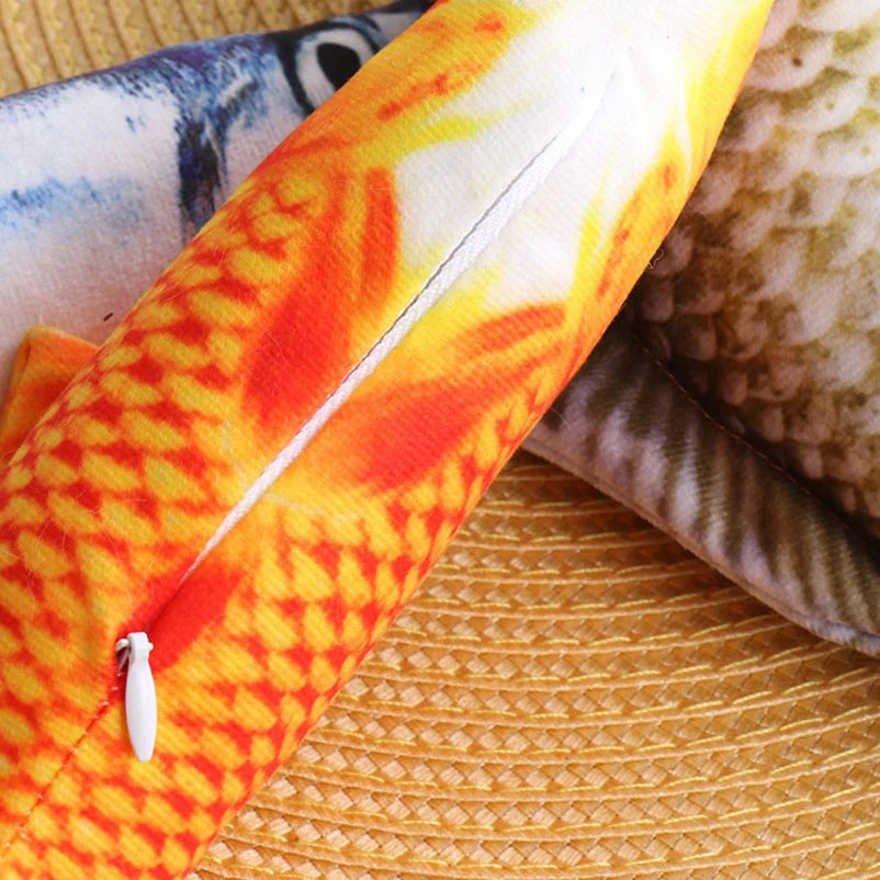 Hot sale of cat-teasing toys simulation fish tear-teasing cat chew