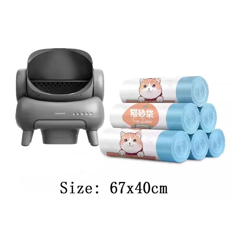 Use for Neakasa/CatLink Smart Cat Litter Box Garbage Bag Drawstring
