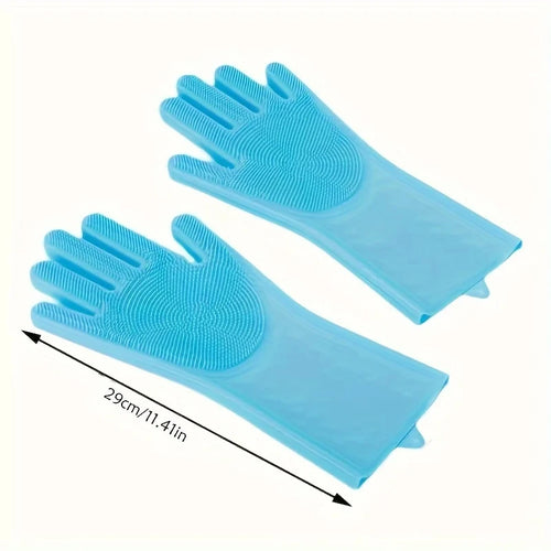 Pet Grooming Cleaning Gloves Dog Cat Bathing Shampoo Glove Scrubber