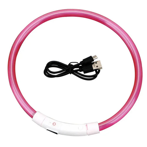 Led Dog Collar Luminous Usb Cat Dog Collar 3 Modes Led Light Glowing