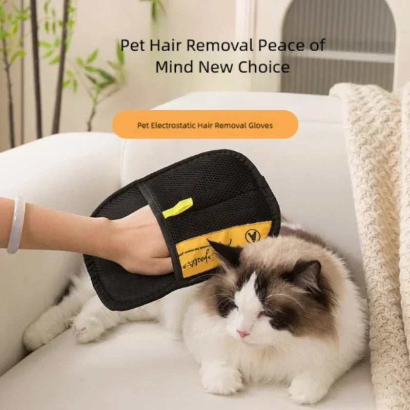 Pet Gloves for Cat Dog Hair Remover Brush Household Hair Cleaning Tool