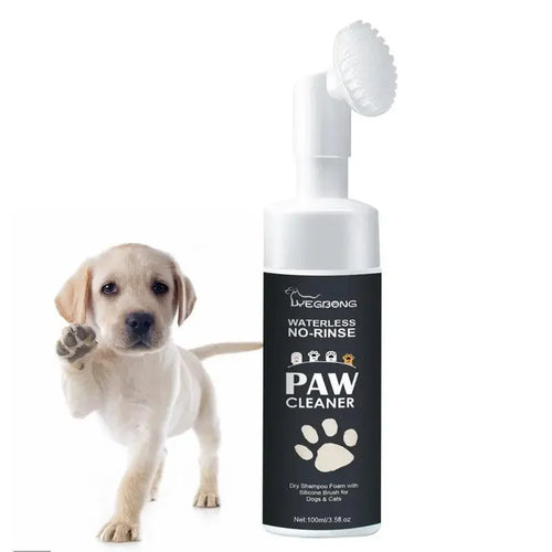 100mlPaw Cleaner Foam Dog Claw Cleaner Cat Paw Cleaner Waterless Pet