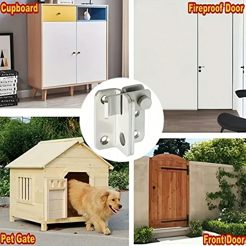 1pc Flip Latch Gate Latches Slide Bolt Latch Safety Door Lock Catch