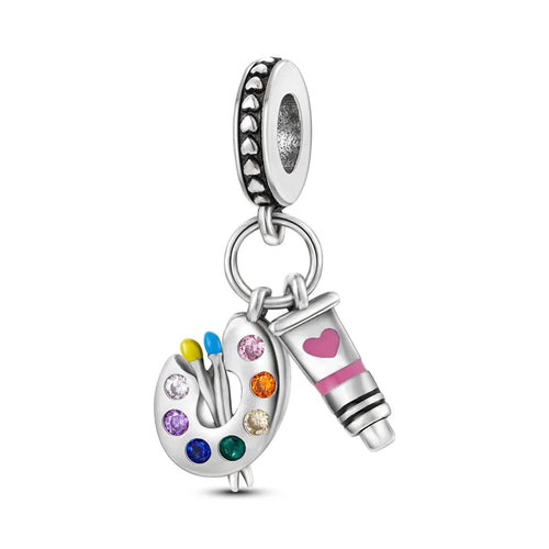 Silver Plated Travel Sunflower Lucky Charms Fit Original Pandora