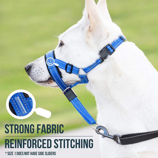 Dog Mouth Muzzles Anti Bark Dog Collar Breathable Dog Training Tool