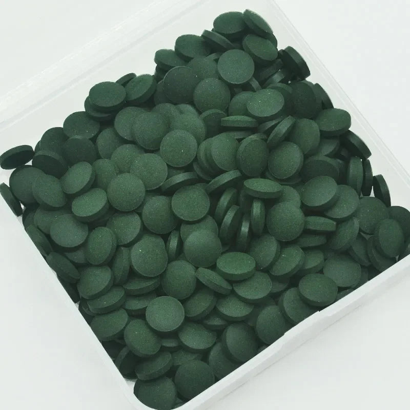 100pcs High Purity Spirulina Tablets Spiral Seaweed Enrichment