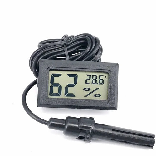 Thermometer Hygrometer Reptile Pet Incubation Breeding Turtle Gecko