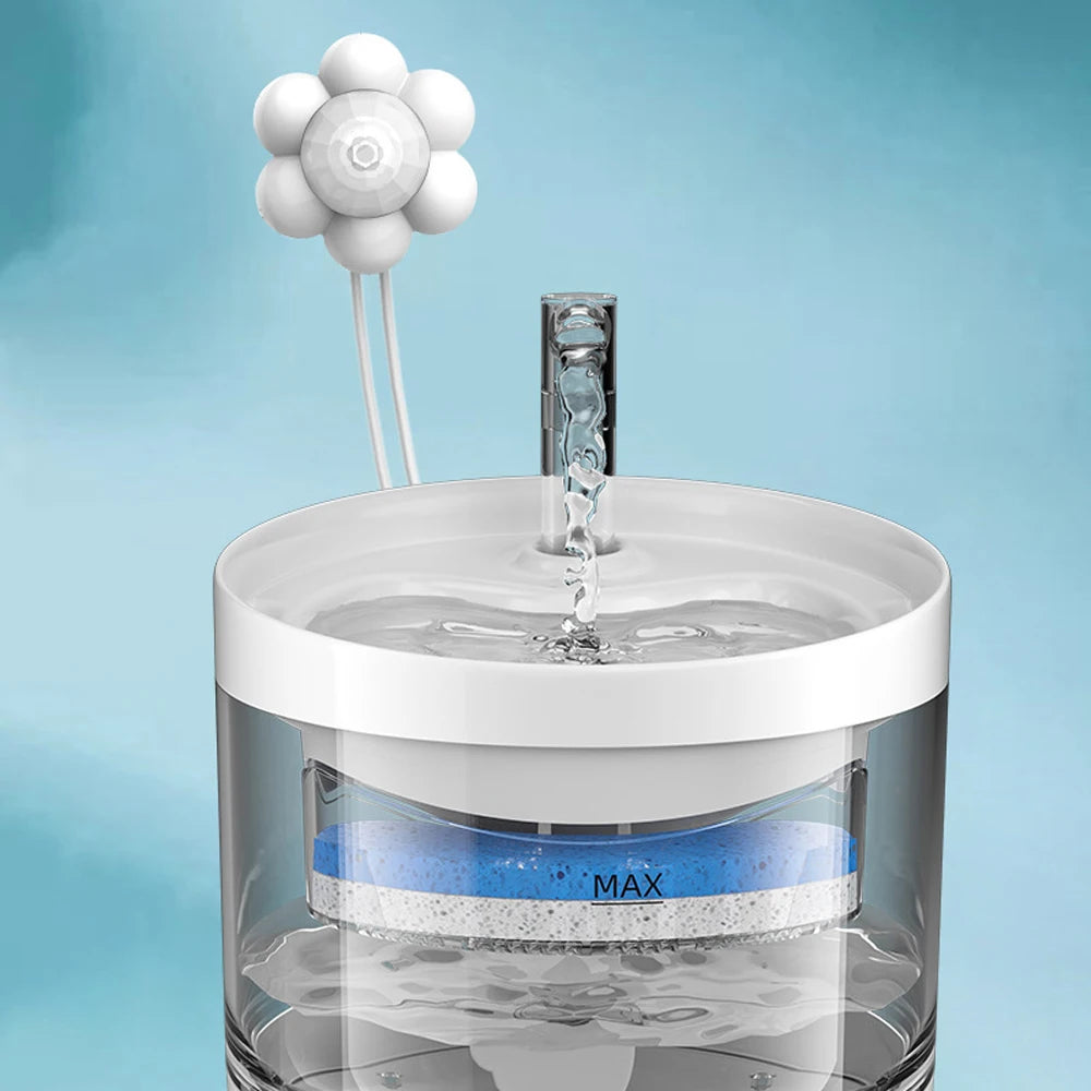 New Automatic Pet Water Dispenser Motion Sensor Filter Fountain