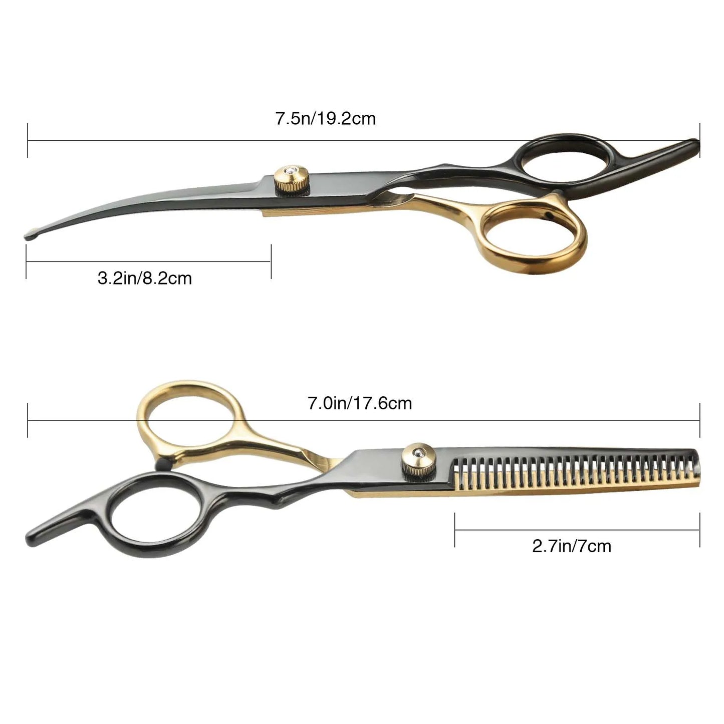 Professional Pet Grooming Scissors Stainless Steel  - Right Hand