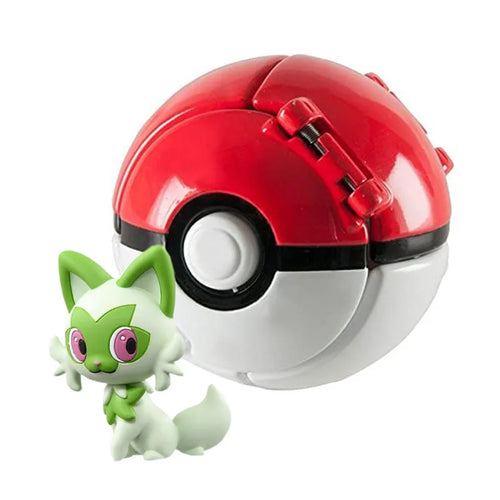 Pokemon Elf Ball Pokeball Anime Figure Cartoons Pikachu Charizard