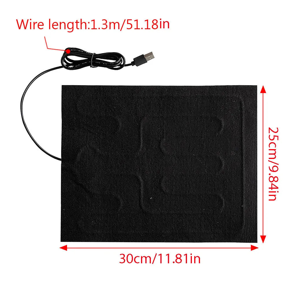 USB Folding Heated Sheet Heating Winter Warm Pad Cushion Waterproof