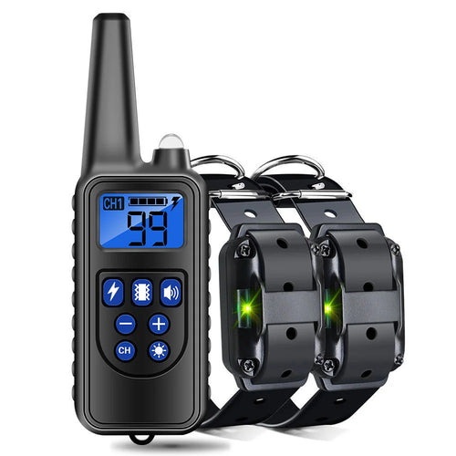 Electric Dog Training Collar Detachable Bark  Rechargeable Anti
