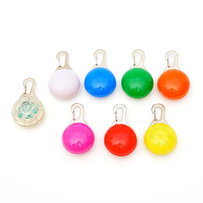 Led Luminous Dog Cat Collar Glowing Pendant Pet Leads Glow Accessories