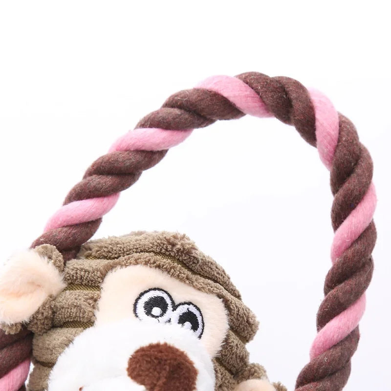 New Interactive Dogs Plush Toy Indoor Chewy Resistant Fleece Squeak